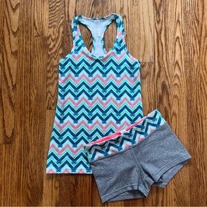 Ivivva / Lulu lemon Shorts and Tank Workout Set